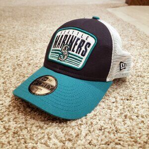 Seattle Mariners MLB Baseball Hat Snapback Mesh Youth New Era 9Forty